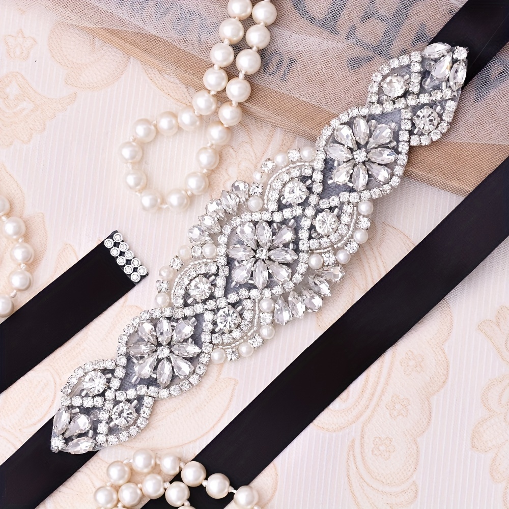 Sparkly Wedding Dress Belt Accessories