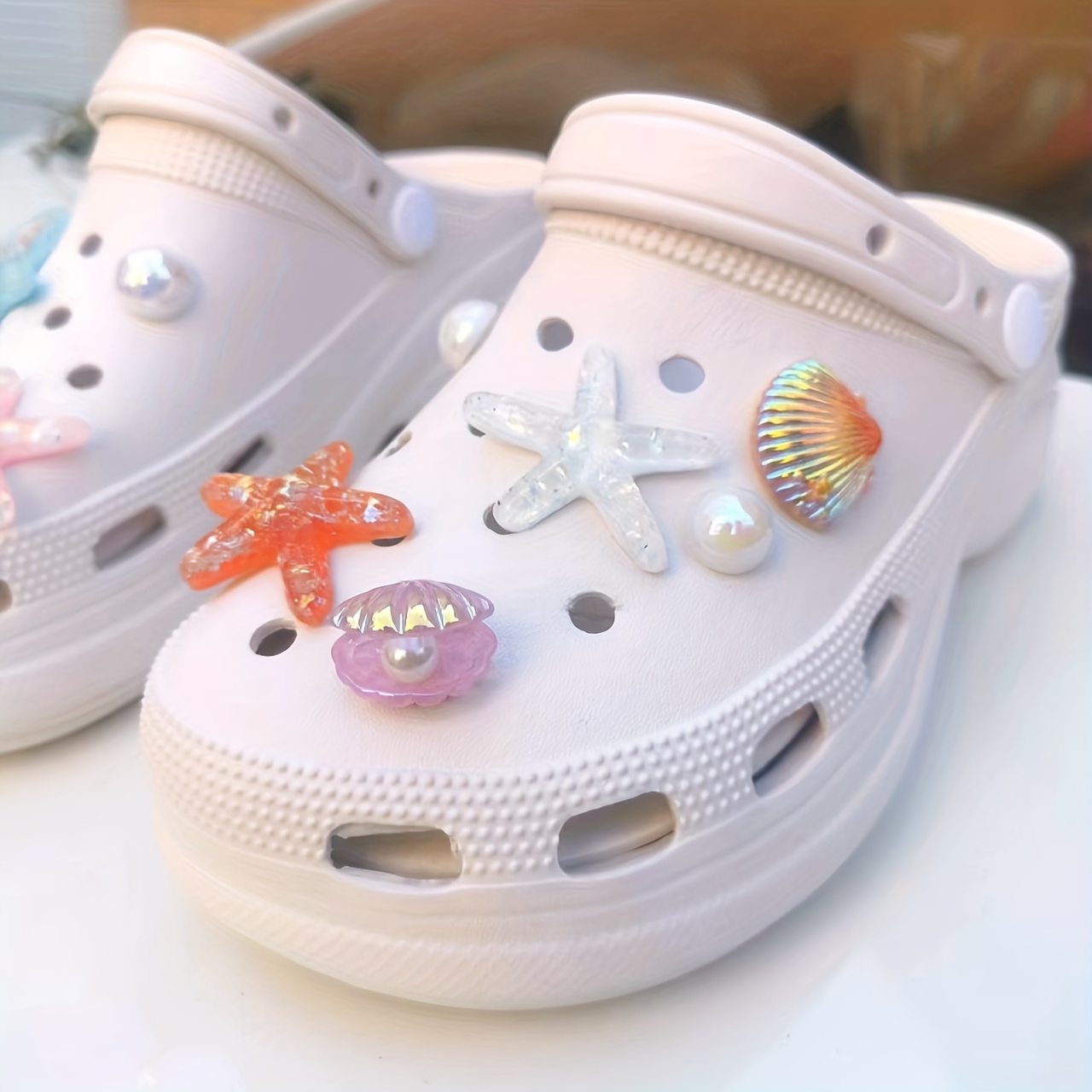  30PCS Summer Beach Shoe Charms for Croc Clog Sandals Bracelets  Decoration,Beach Croc Charms for Kids Teens Girls Women : Clothing, Shoes &  Jewelry