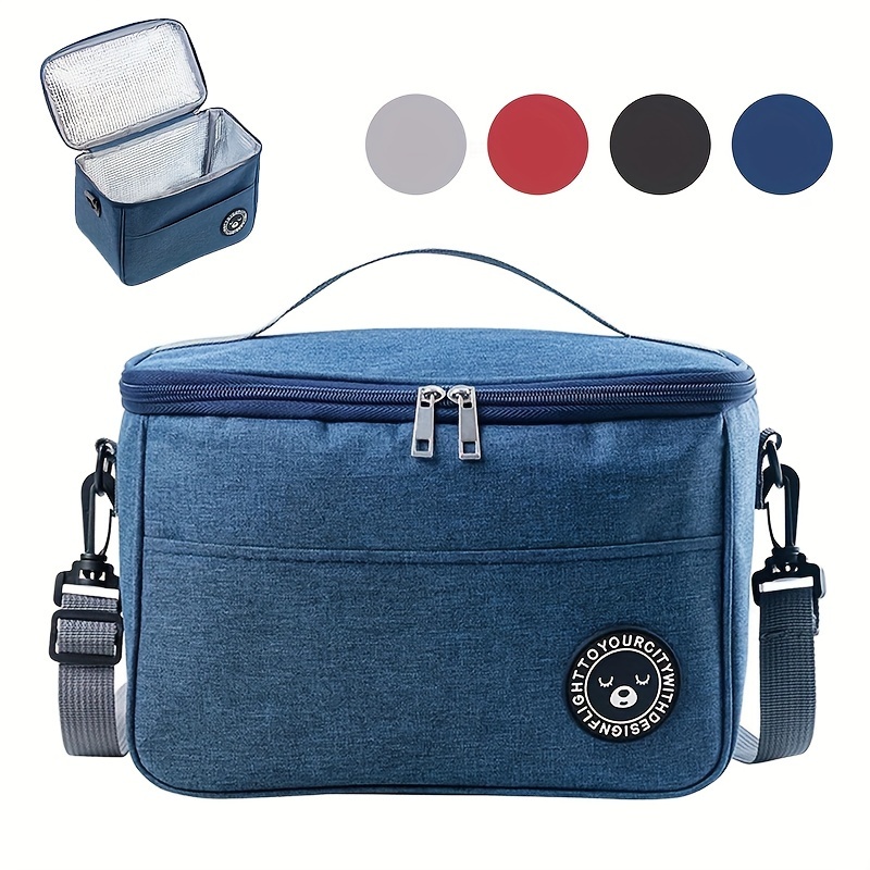 Sac Repas Déjeuner glacière Isotherme Imperméable Pliable Lunch Bag ( Bleu  ) - Sac de plage - Achat & prix