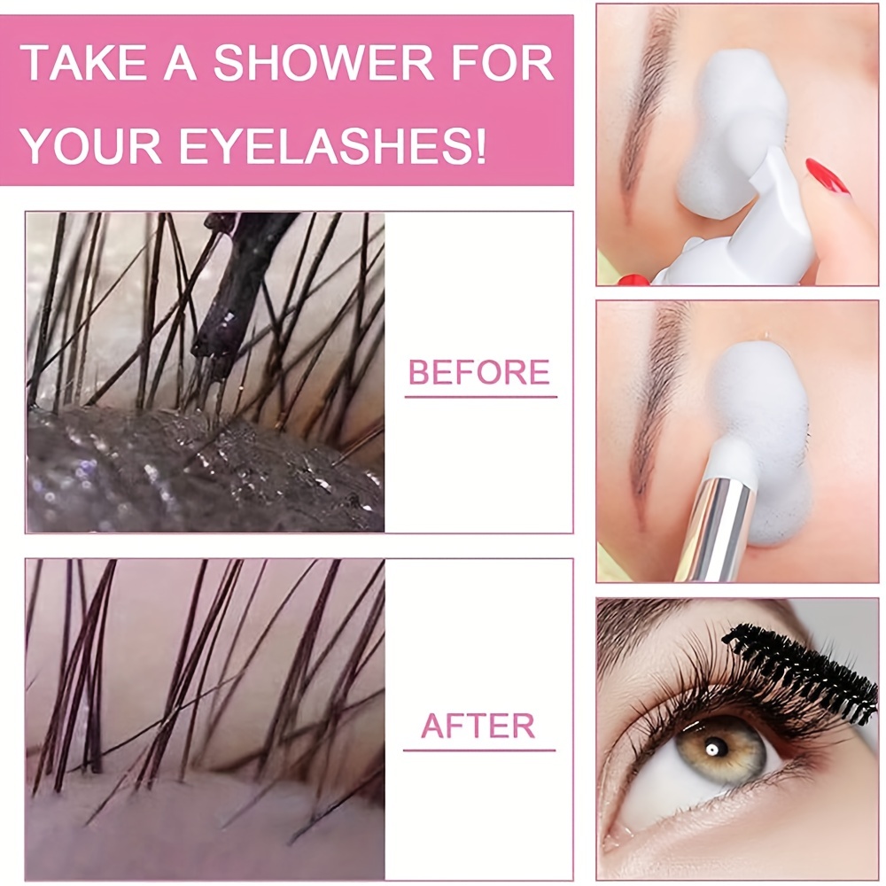 Eyelash Extension Cleanser 60ML Daily Foaming Eyelash Extension Shampoo