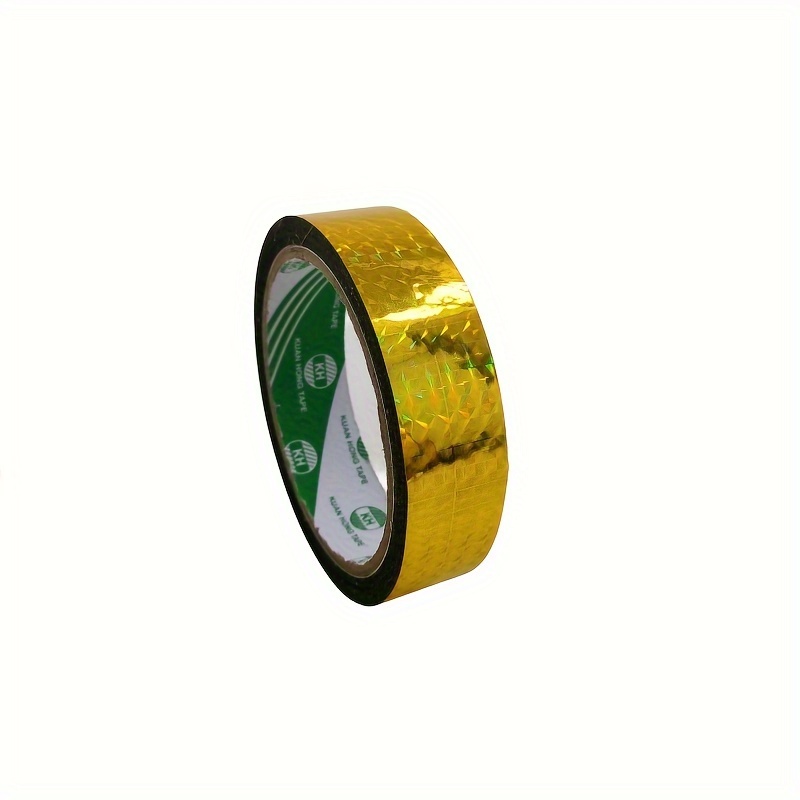 A Roll Selling Writable Golden Tape Indoor Glitter Laser - Temu