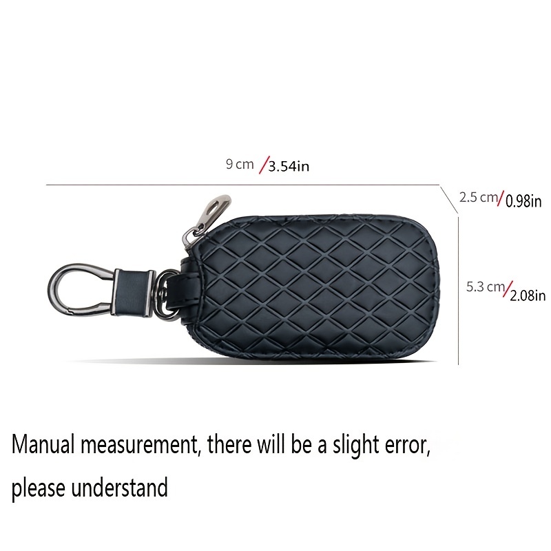 Men's Car Key Wallet Crocodile Pattern Car Key Bag Business Universal Car  Key Pack with Zipper Car Key Protective Cover Car Accessories Men Gifts  Coffee