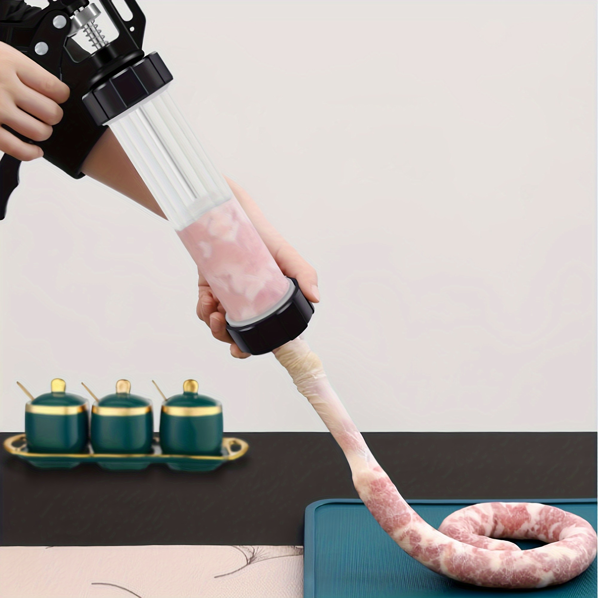 Household Manual Sausage Maker Casing Stuffer Tool