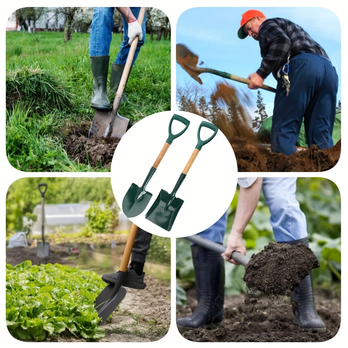 Pelle de jardinage agricole domestique, outils de jardinage, petite pelle,  vecle sol, planter des fleurs, désherbage des fleurs