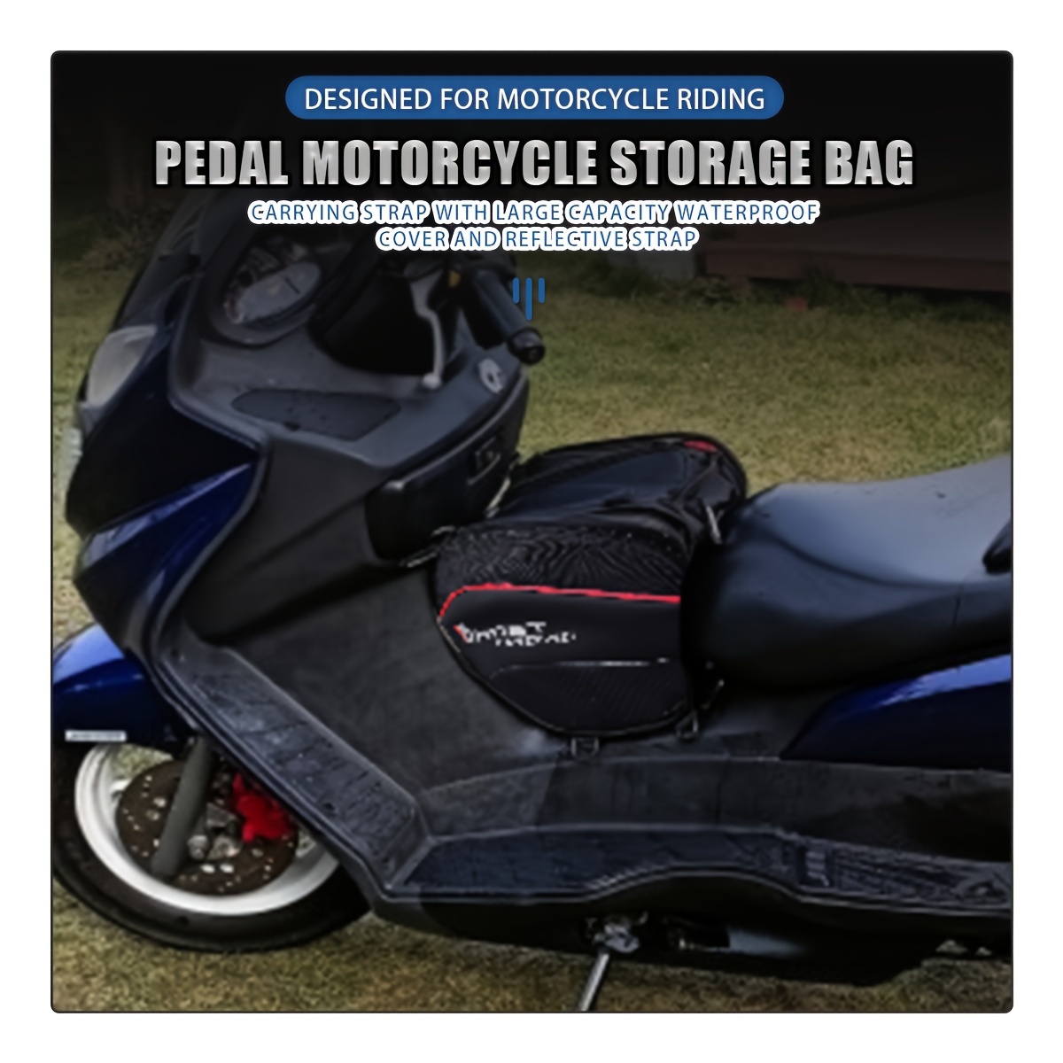 Motorcycle Scooter Tunnel Bag Waterproof Navigation Tank Bag Temu