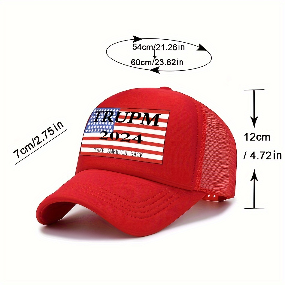 xiaxaixu Trump Baseball Cap, Summer Beach Letter Pattern Hat, Sport Sun  Visor Hat 