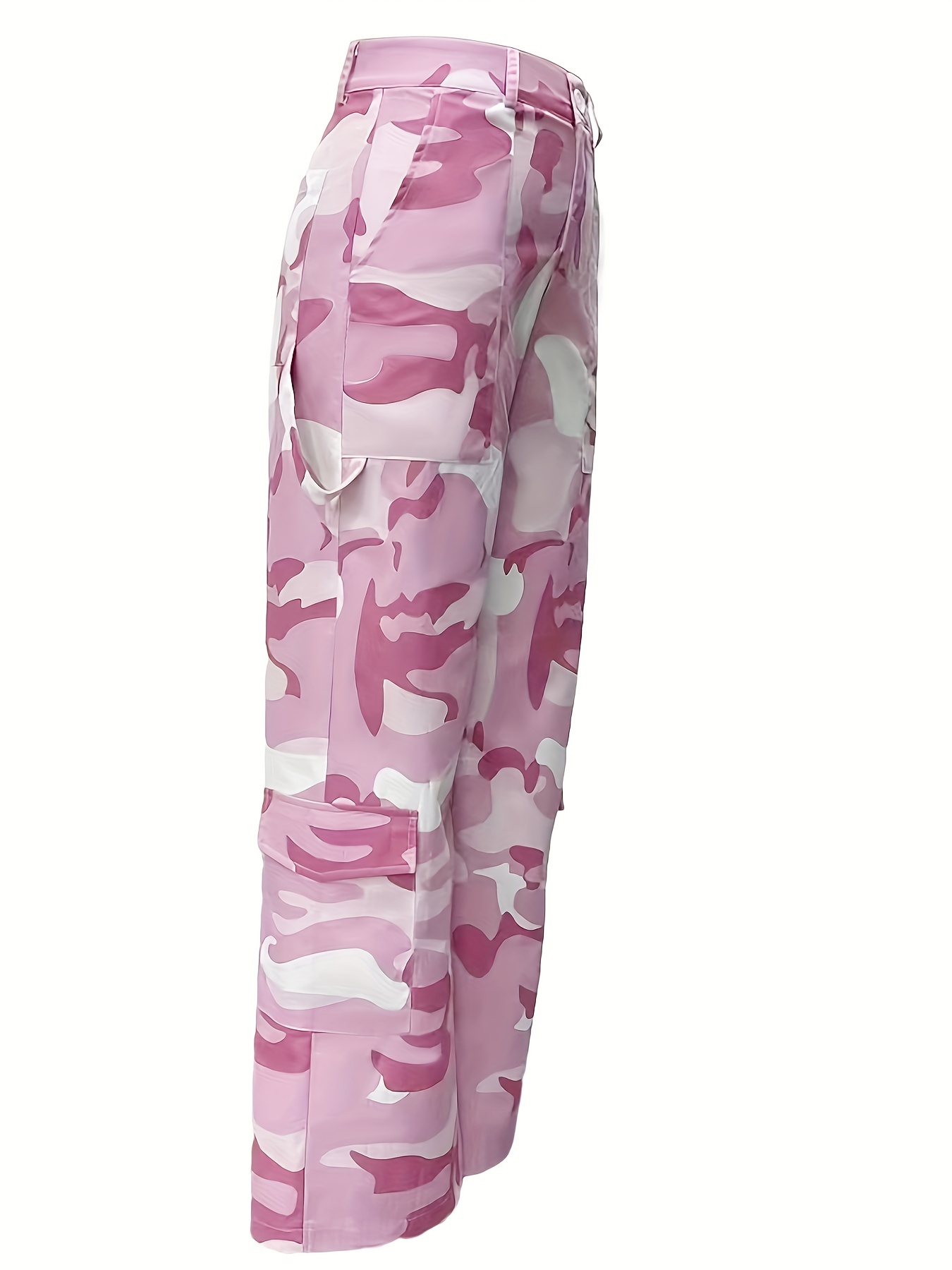 Pink camo best sale cargo pants womens