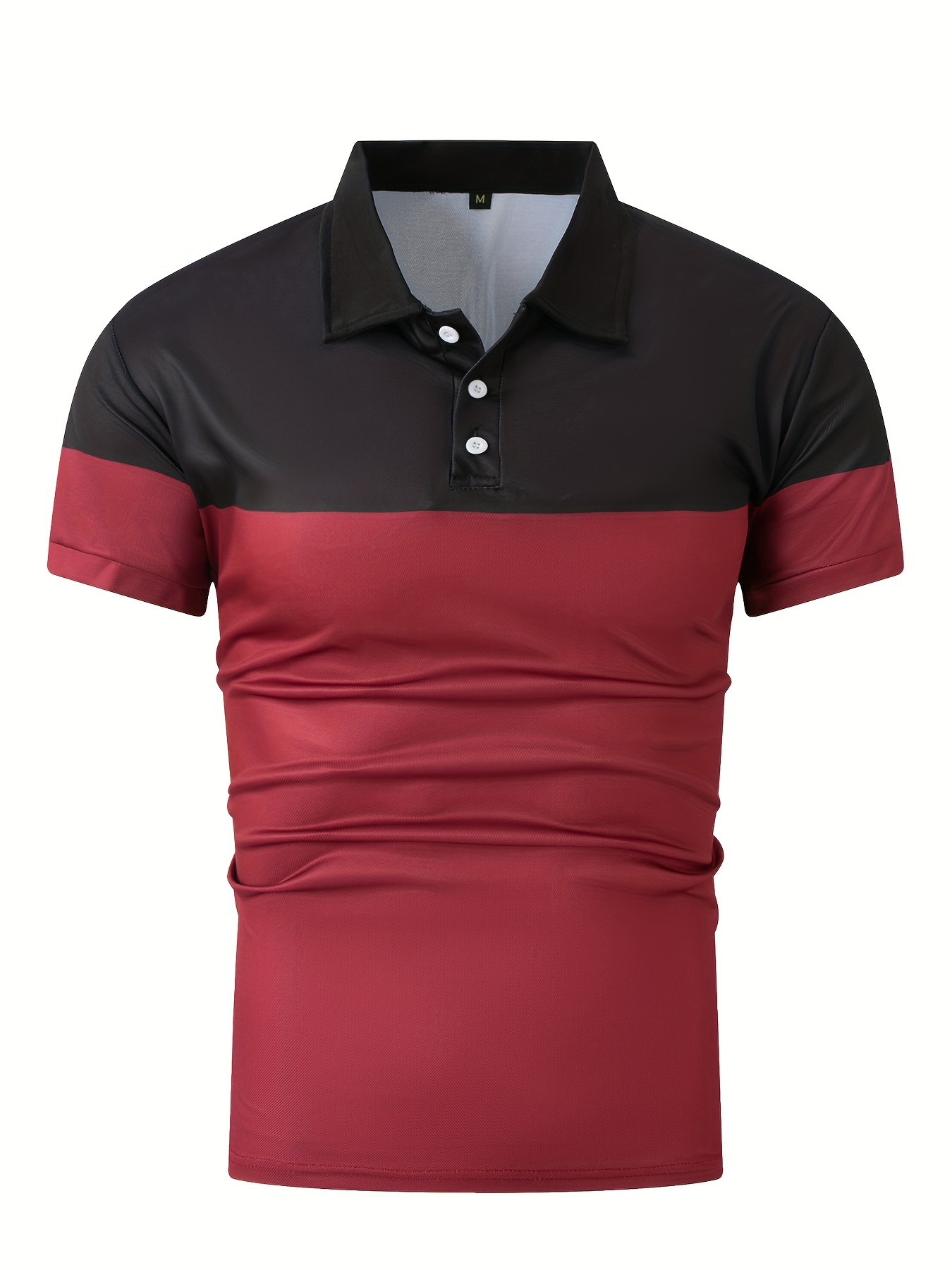 Best Deal for Mens Casual Shirts Color Block Mens Golf Shirts V Neck Men