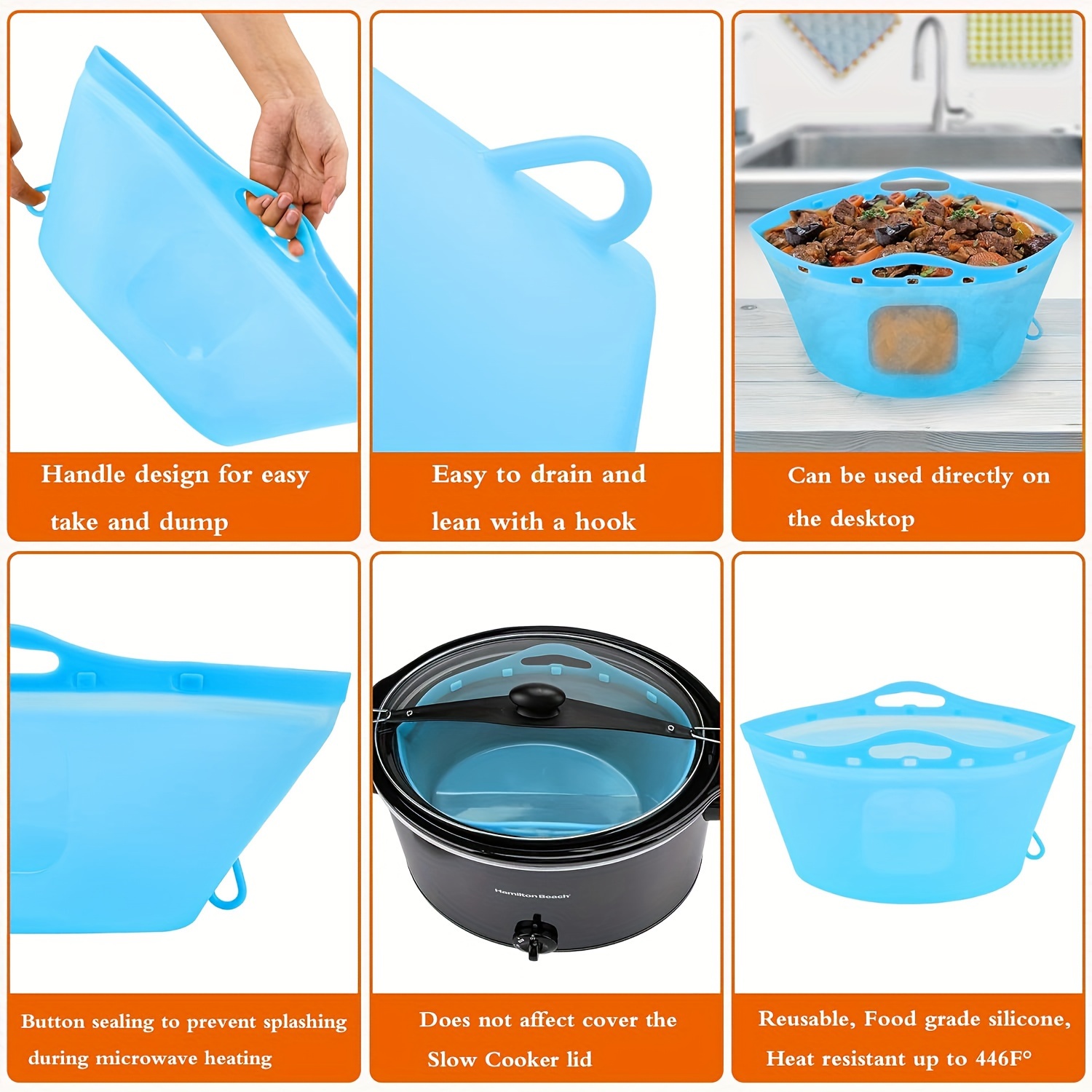 Slow Cooker Liners : Food Storage Bags & Containers