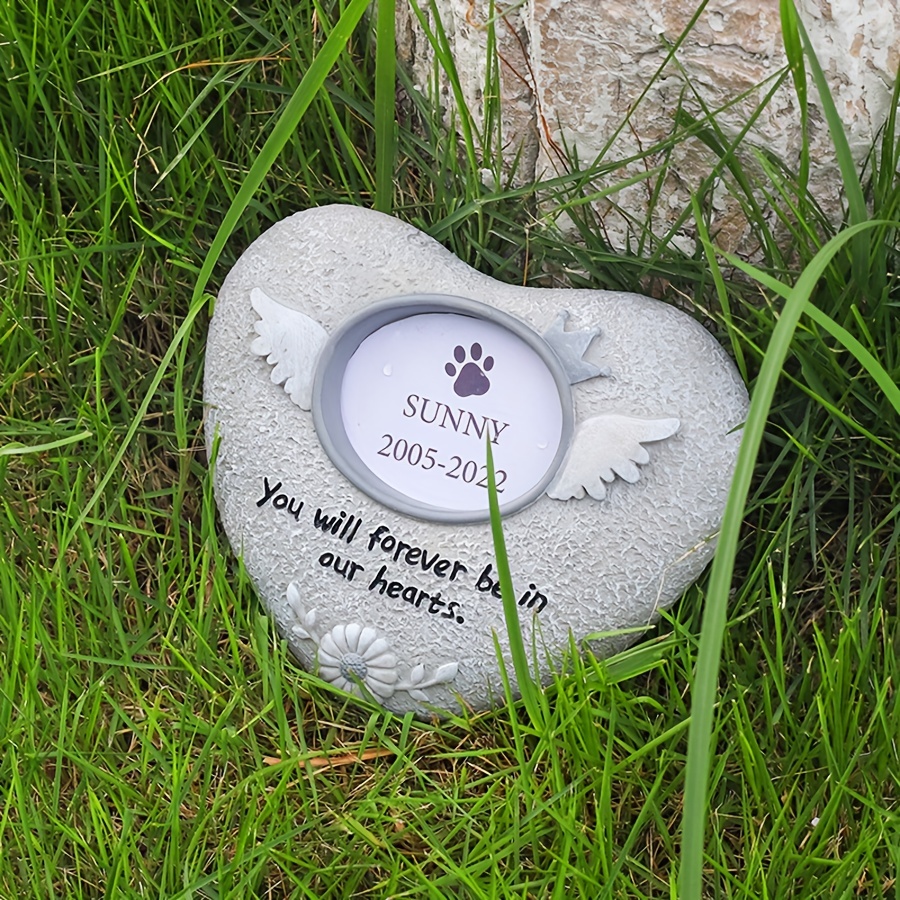 Buy Paw Shaped Pet Memorial Garden Stone, 11 Inch Online With