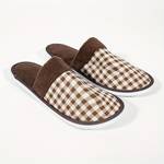 Men's Soft House Slippers, Lightweight Breathable Slip-on Shoes With Fuzzy Lining For Indoor Walking, Autumn And Winter