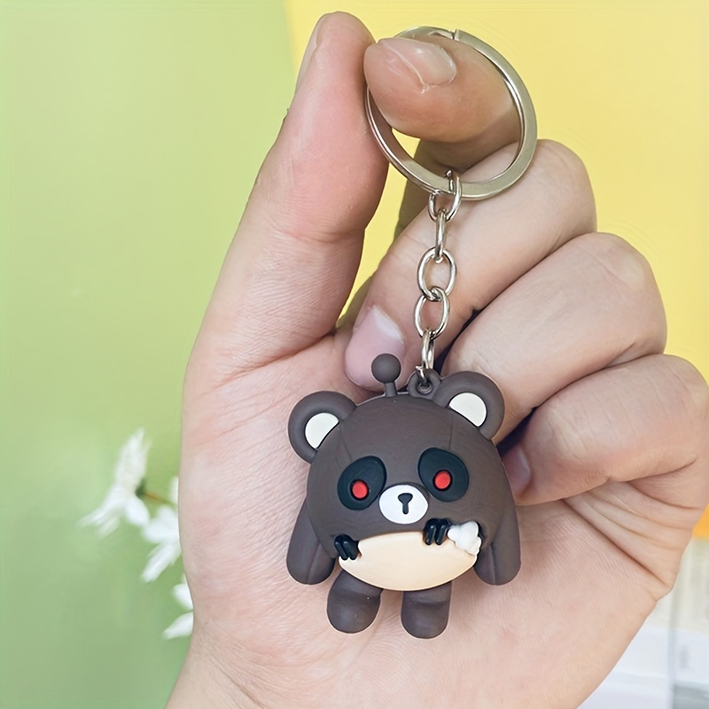 Disney Anime Spielzeug Schlüssel bund Plüsch Brieftasche Anhänger Zubehör  Cartoon Stich Alien Erdbeer bär Puppe Schlüssel ring Kinder geschenk