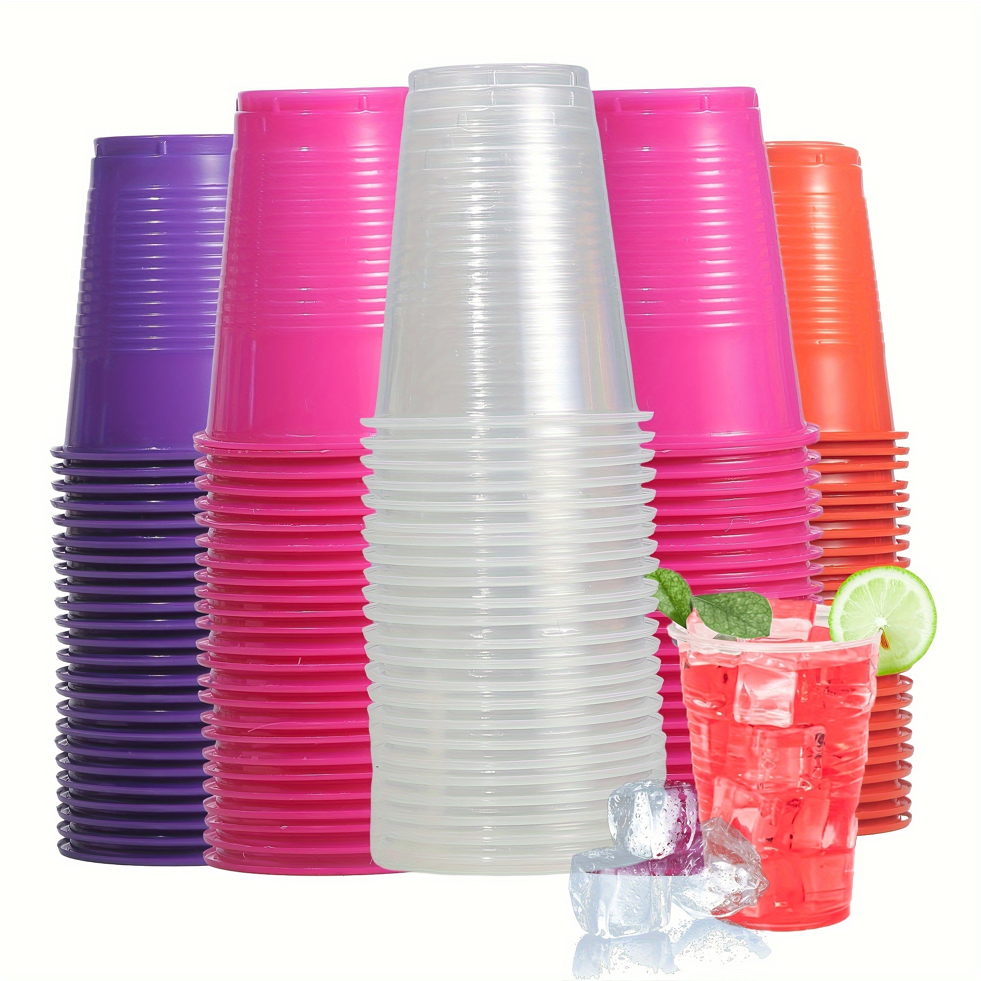 Top Quality 48pcs Christmas Disposable Paper Cups 9oz