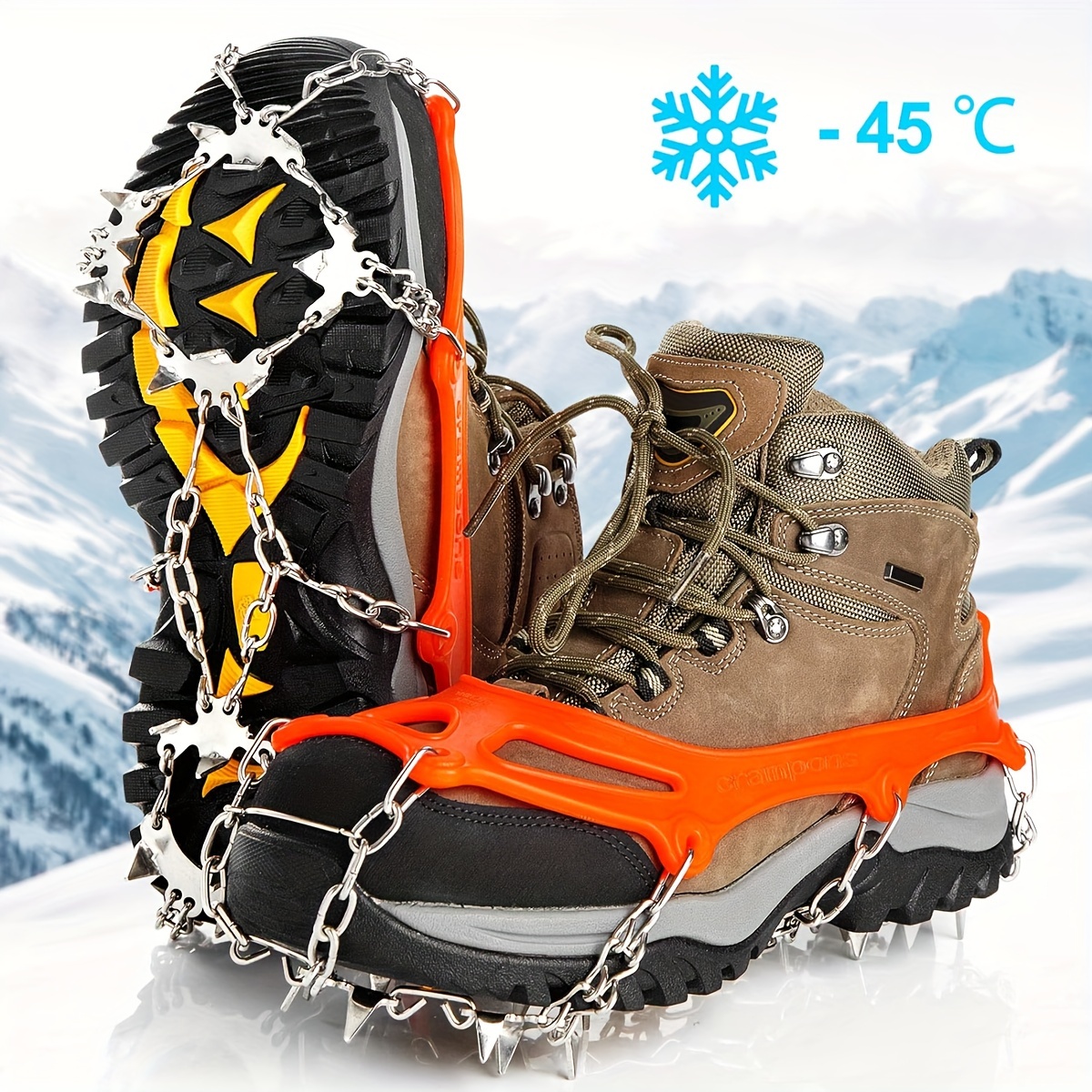 Ice Cleats Shoes Boots Silicone Stainless Steel Shoe - Temu Philippines