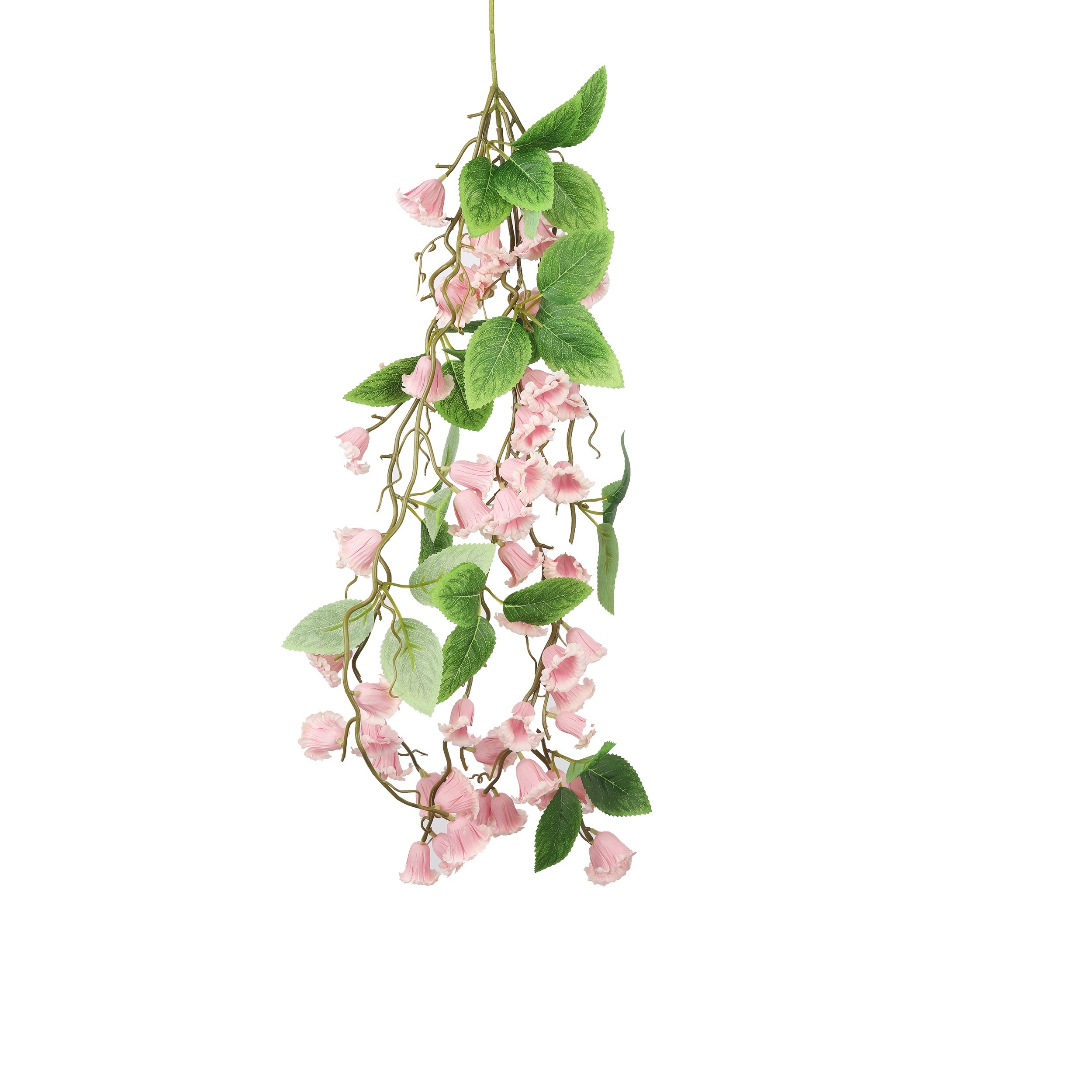 Artificial Hanging Plants Floral Garland White Purple - Temu