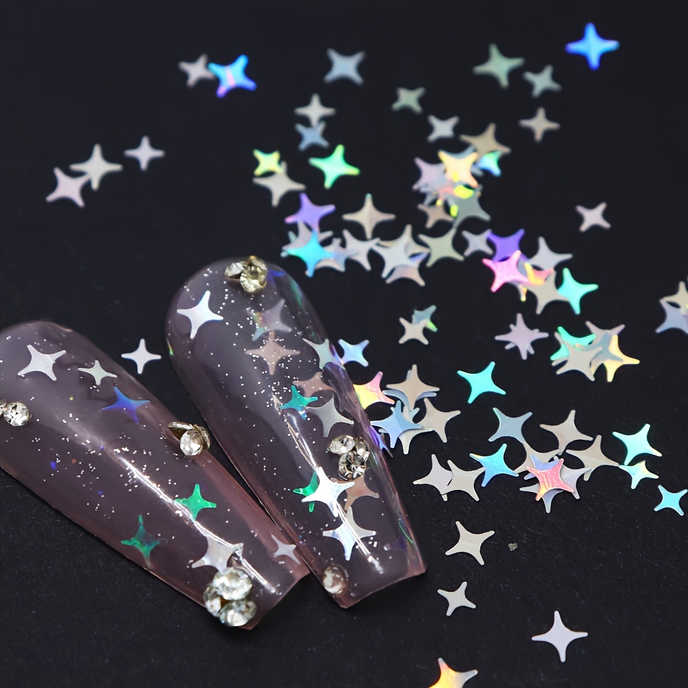 Holographic Star Shape Sequin Glitter For Resin Shaker Filler Epoxy Mold  Filling