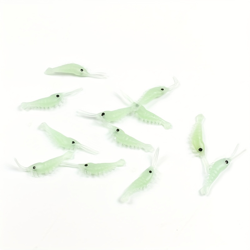 Fishing Soft Lures Artificial Glow Shrimp Worms Baits Ice - Temu