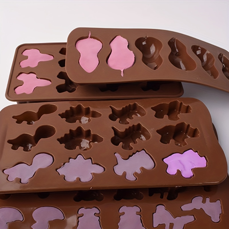 Silicone Cartoon Animal Shaped Chocolate Candy Mold Non - Temu