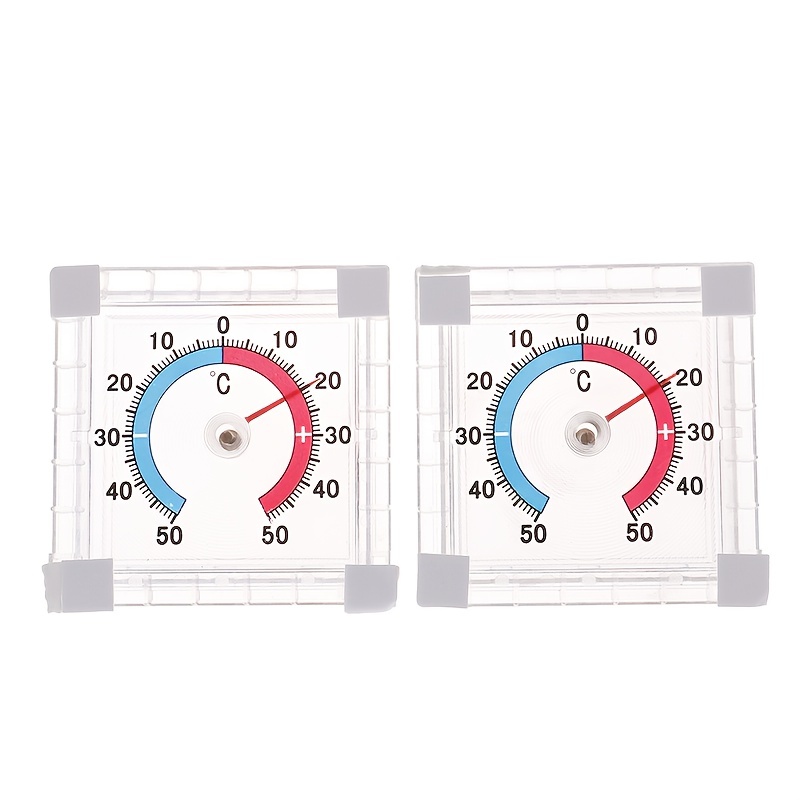 1pc Square Window Thermometer, Accurate Measurement Of Indoor And Outdoor  Temperature!