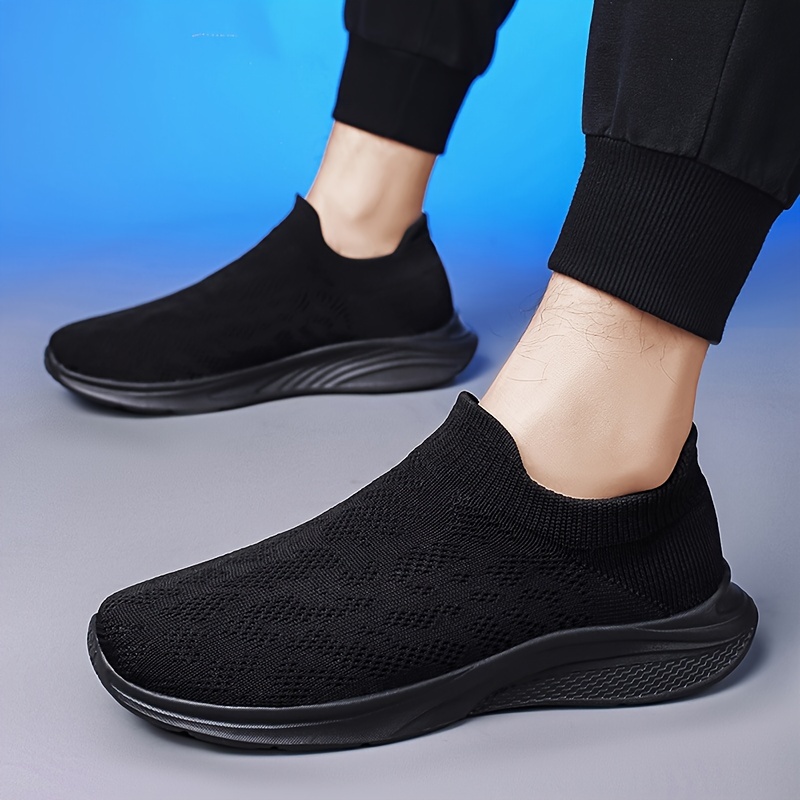 Men's Knit Breathable Lightweight Walking Shoes Sock Shoes Outdoor