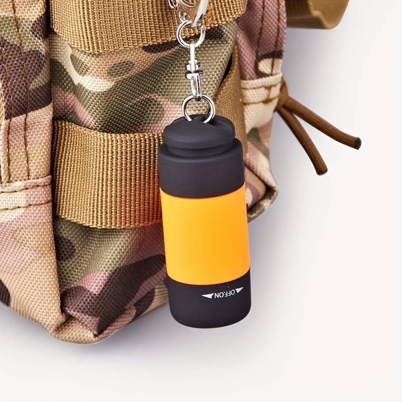 portable led light usb rechargeable outdoor waterproof keychain flashlight multicolor mini flashlight details 8