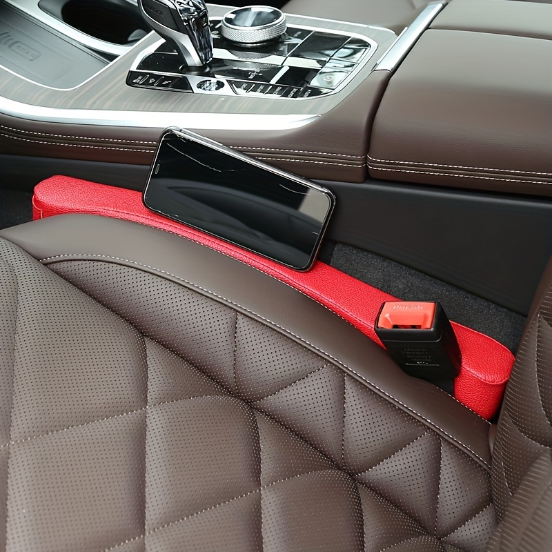 2PCS Car Seat Gap Filler Universal Gap Stopper Patented Leather