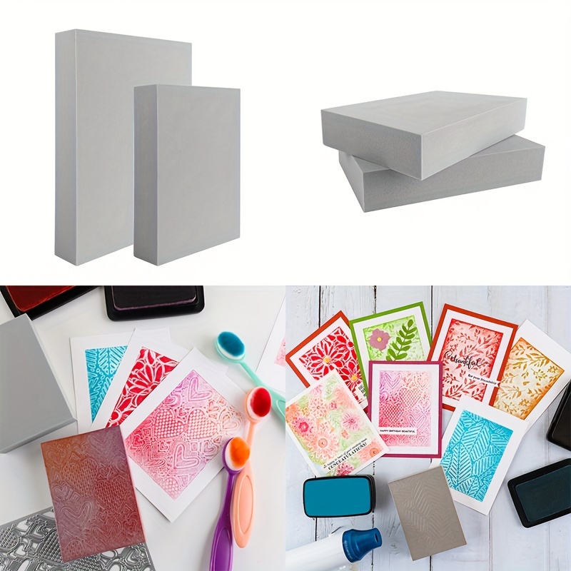 Reusable Moldable Foam Blocks Great for Backgrounds & Card Fronts Blending  Tools Embossing Paper Craft Card Making Scrapbooking