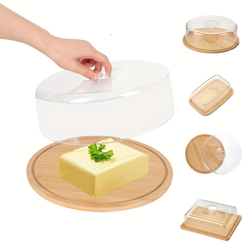 Keep Your Cheese Fresh and Delicious with this 1PC Plastic Refrigerator  Storage Cheese Box! for restaurants