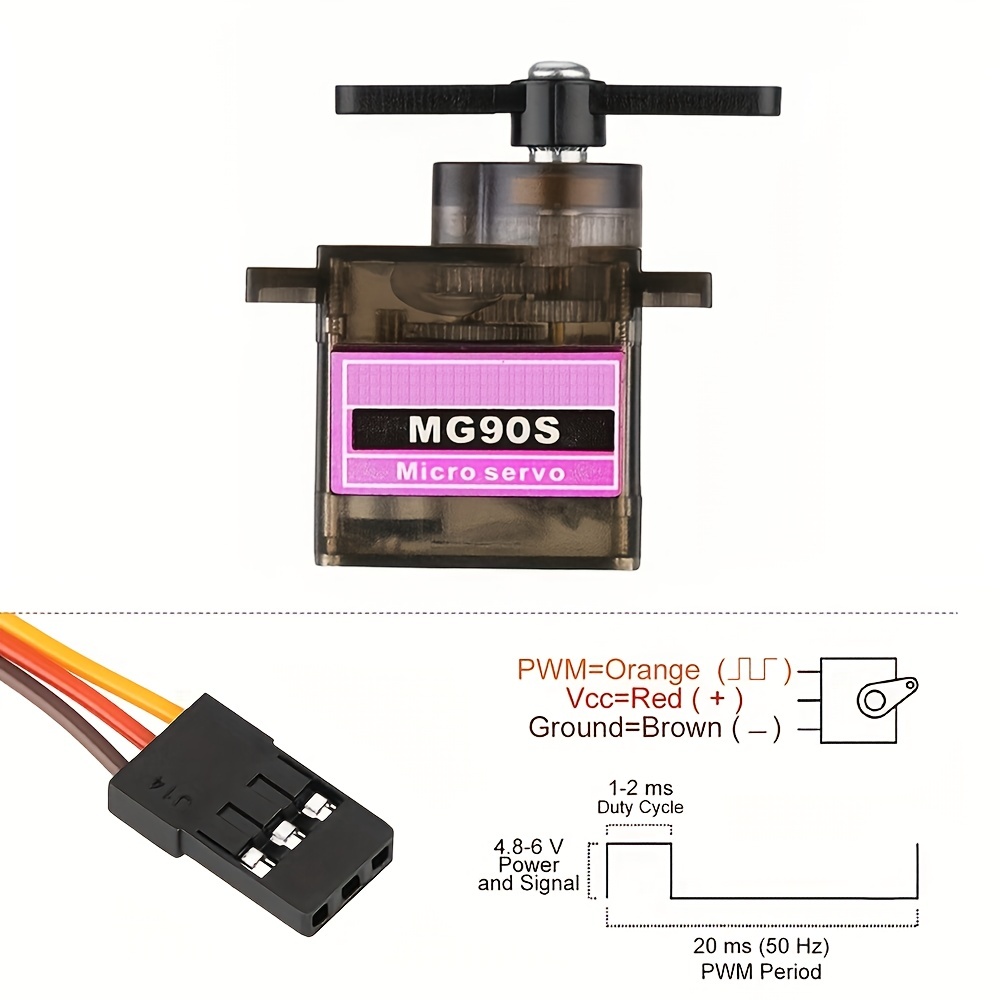 MG90s Servo Motor - Precise and Powerful Control for Robotics and