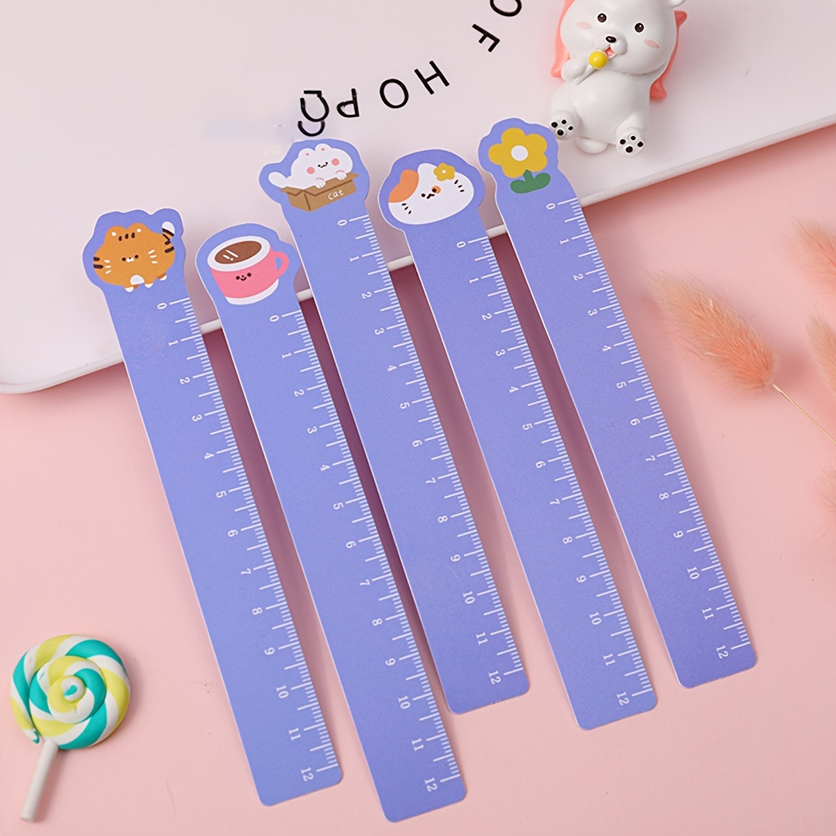 Cute Plastic Ruler Scale - Bendable - for kids