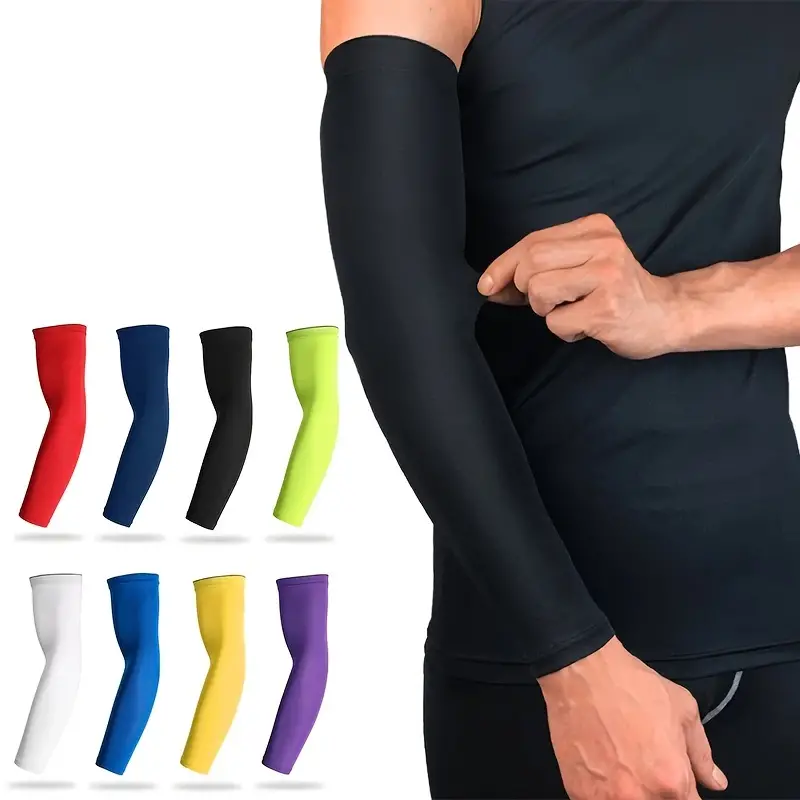 Sports Arm Compression Sleeve Uv Protection Volleyball - Temu Canada