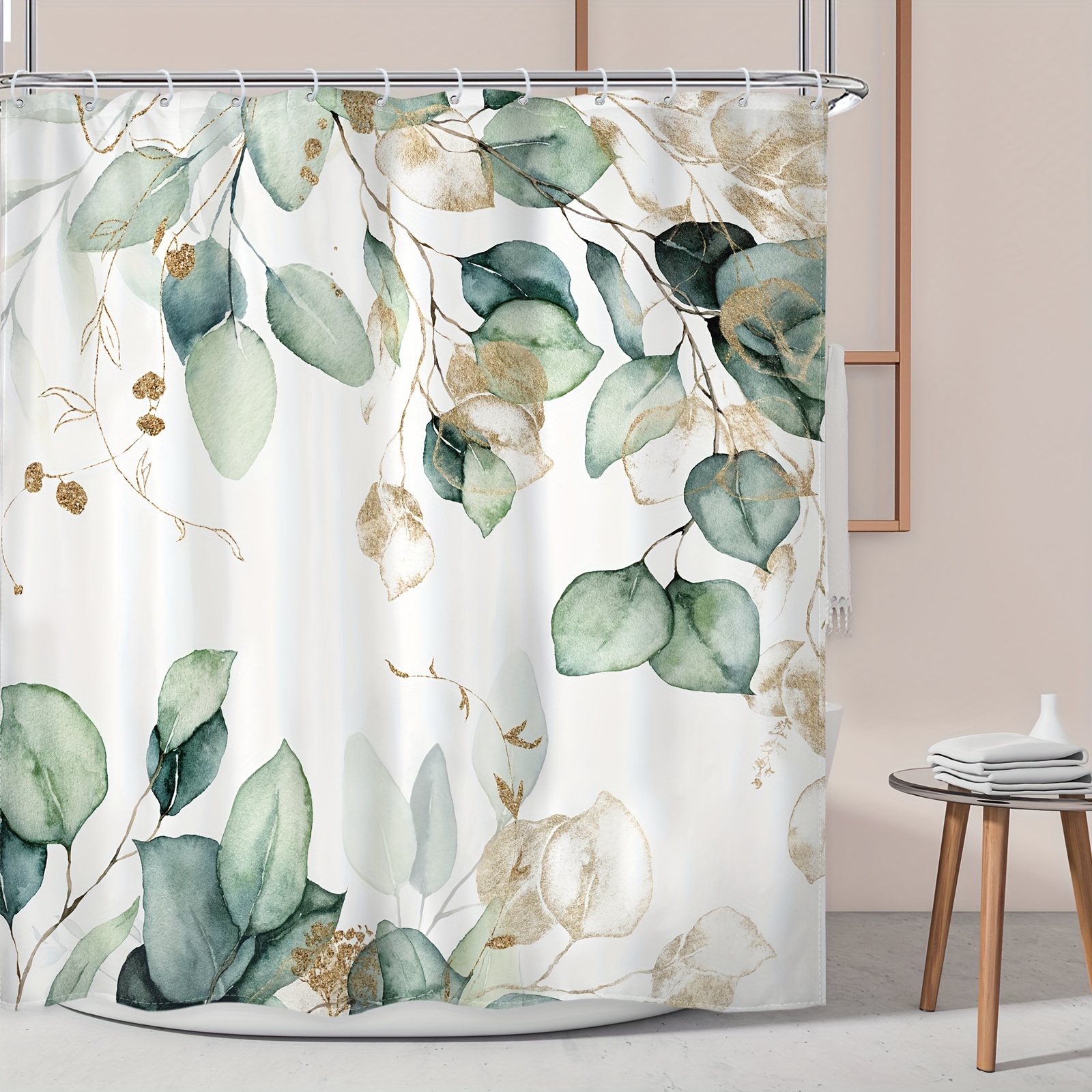 Lakeside Bridge Pattern Shower Curtain Waterproof Polyester - Temu Canada