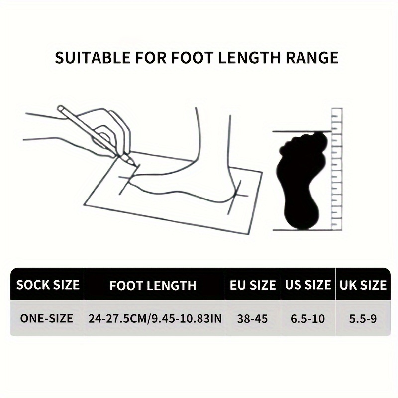 Men's High Stretchy Crew Socks Comfortable Breathable for Autumn and Winter