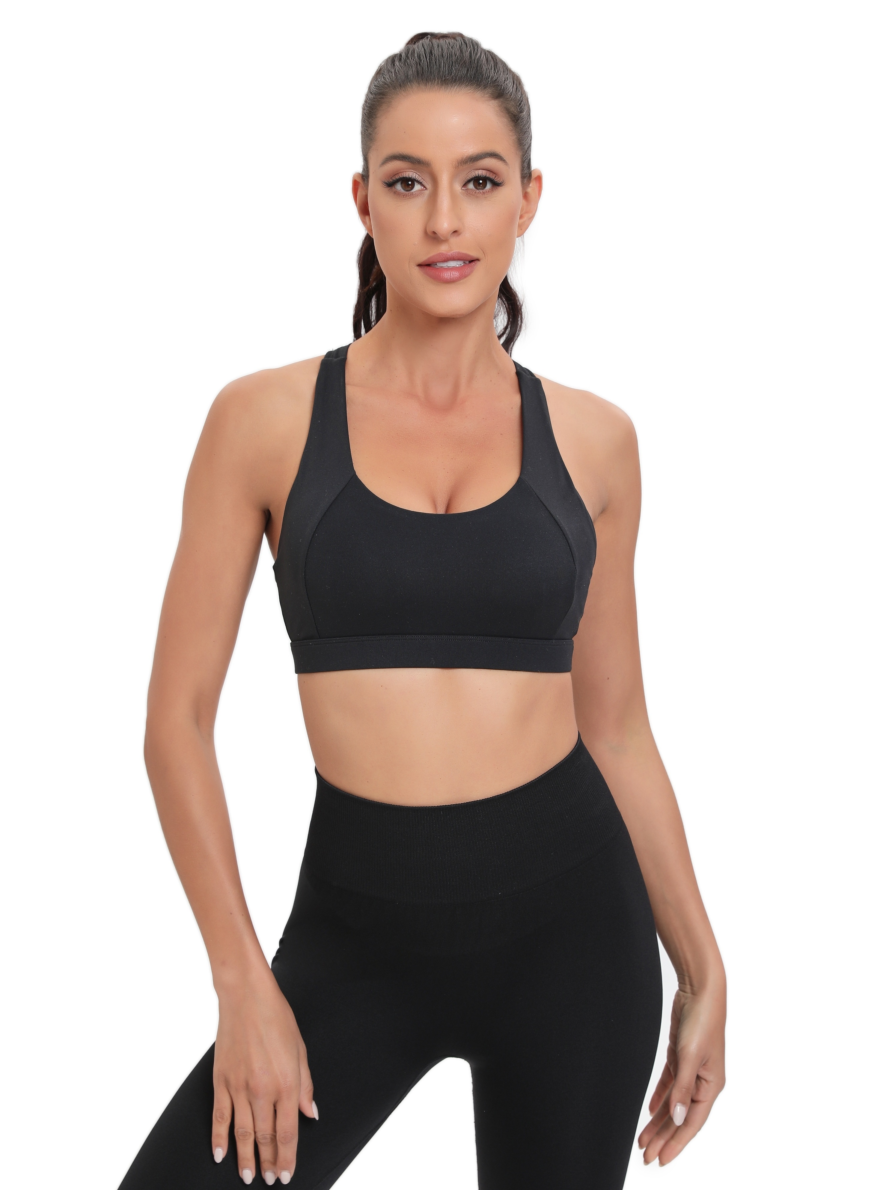 Women's Activewear: Strap Back Medium Strength Supported - Temu