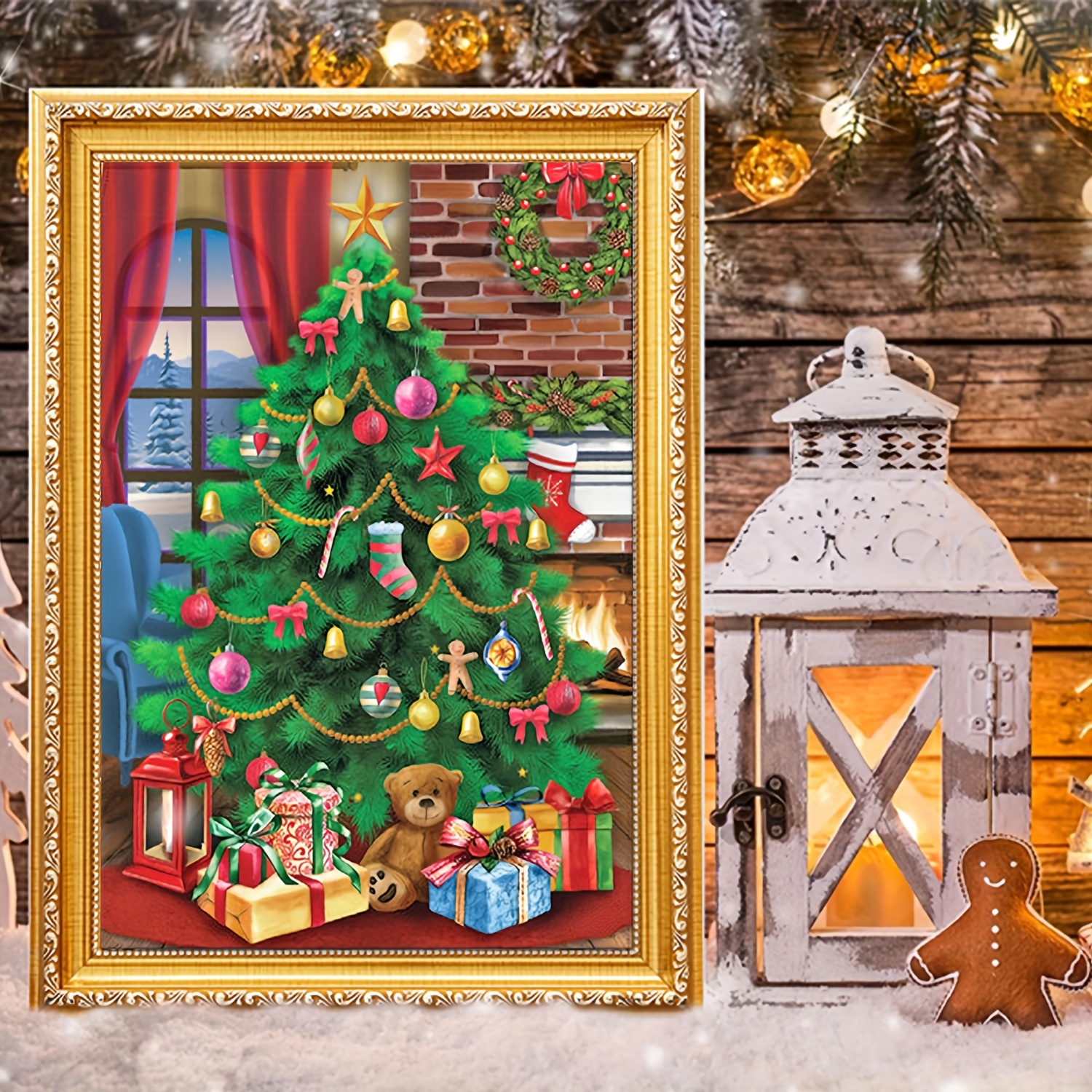 Christmas Tree Diamond Painting Kits For Adults - Trick Or Treat Diamond Art  Kits For Adults, 5d Paintings With Diamond Dots Full Diamond Round Gem Art,  For Diy Gift And Home Decor 