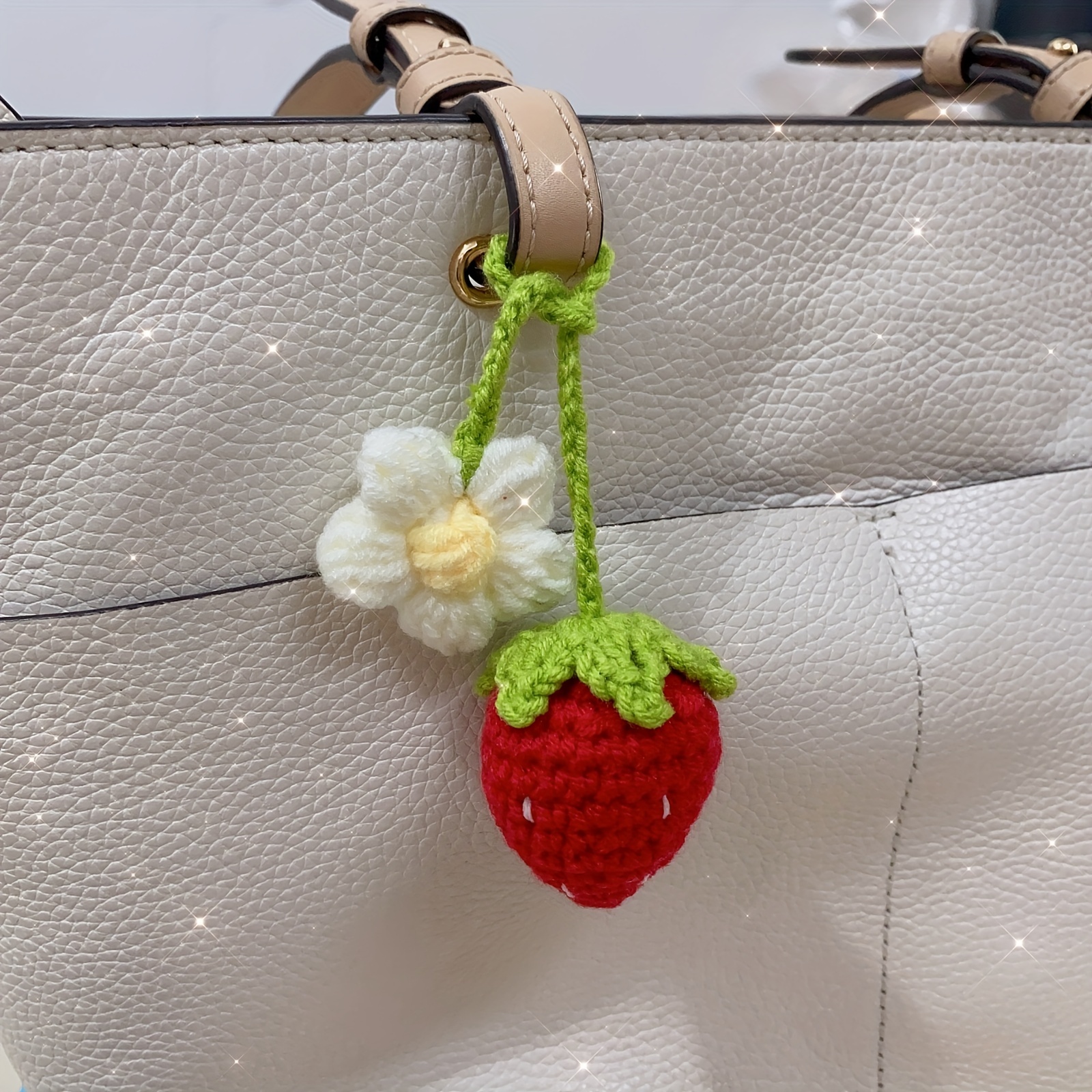 Sweet Strawberry Butterfly Shaped Purse Strap Extender For Women Bag Chain  Handbag Handle Replacement Hanging Buckle Chain - AliExpress