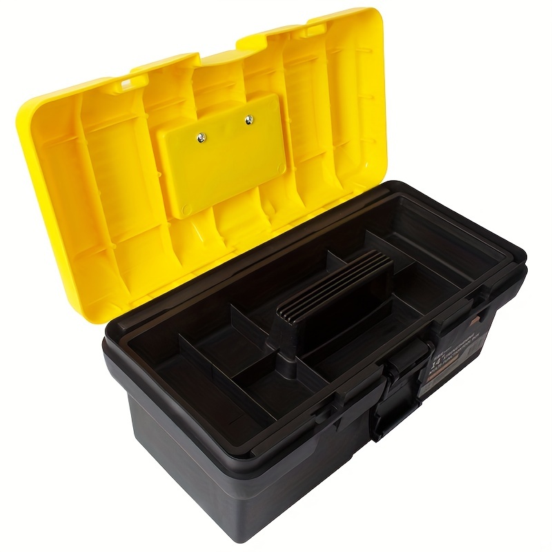 10in Household Toolbox Double Layer Tool Storage Boxes Vehicle  Multifunctional Workers Portable Handle Tool Box Organizers - AliExpress