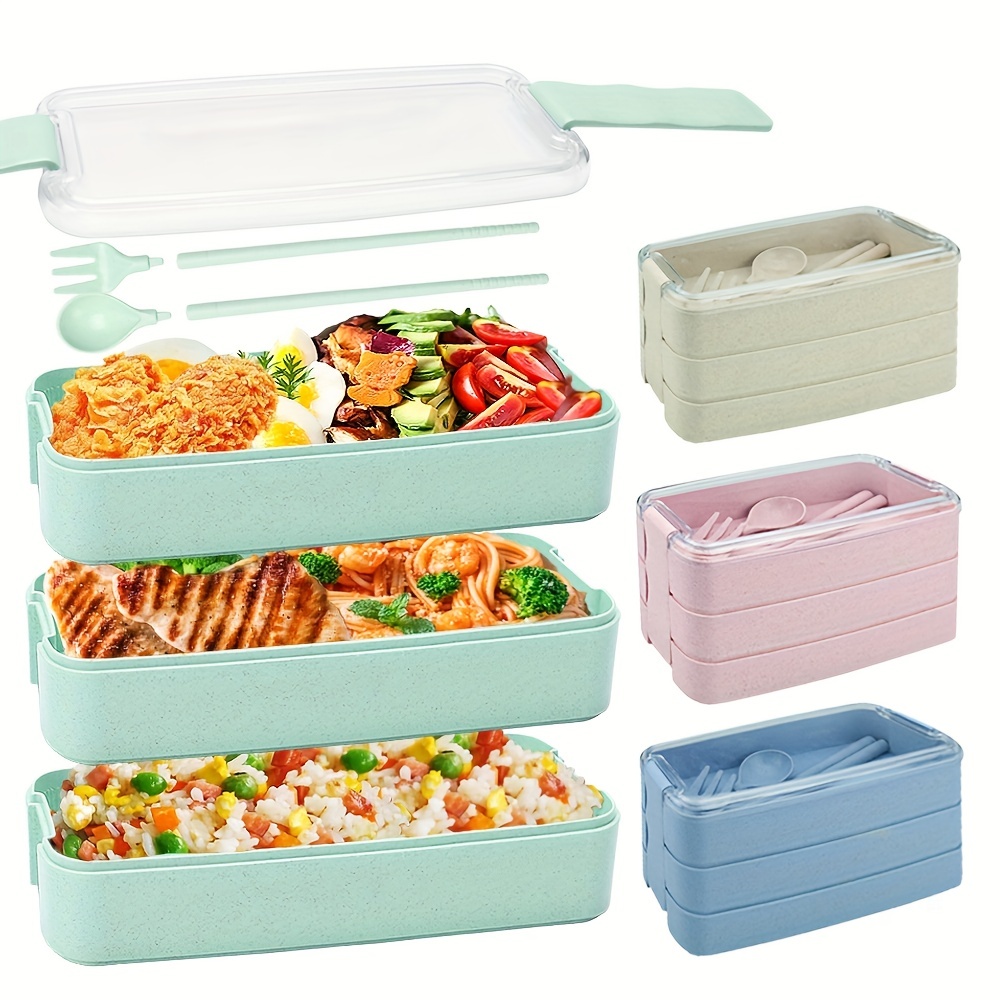 Healthy Microwave Bento Box Wheat Straw Child Lunch Box for Kids Adult  Leak-Proof Bento Lunch Box - China Food Container and Plastic Container  price