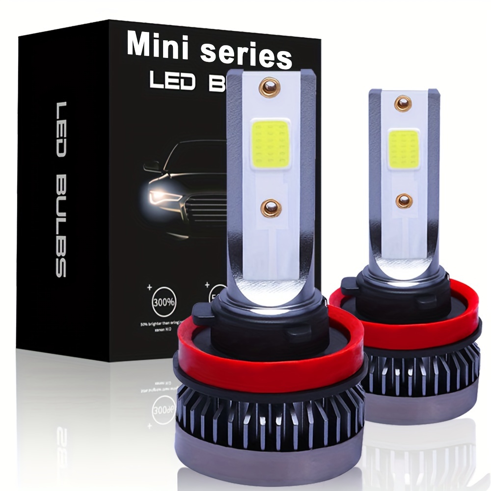 Bombillas LED H7 para faros delanteros 2023 130 W 28000 lm 6500 K blanco  600 más brillante luces LED inalámbricas Plug and Play para haz alto kit