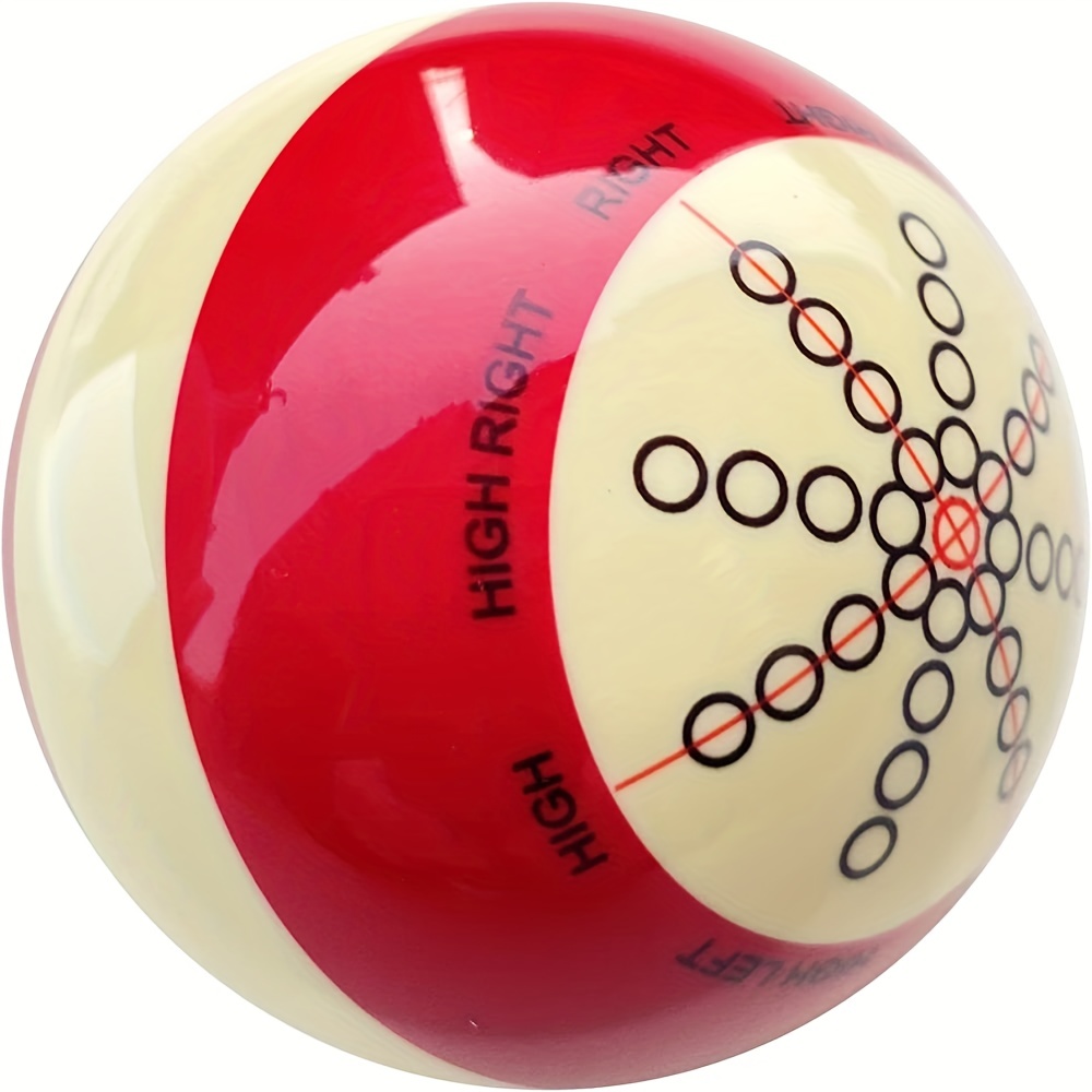 Sonew Boule de Billard, Boule d'Entraînement de Billard, 5,72 Cm de Résine  Boule d'Entraînement Rouge Point-Spot Pratique Ballons de Billard pour  Adultes Enfants 