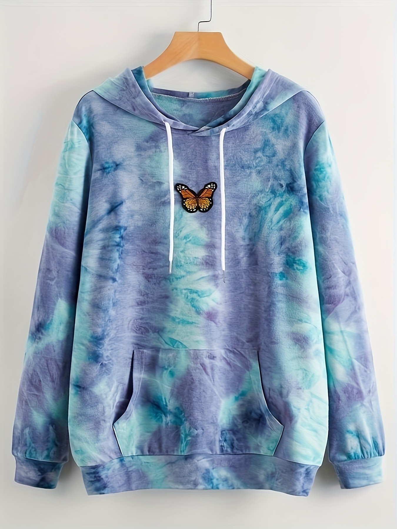 Tie dye butterfly sweatshirt cheap