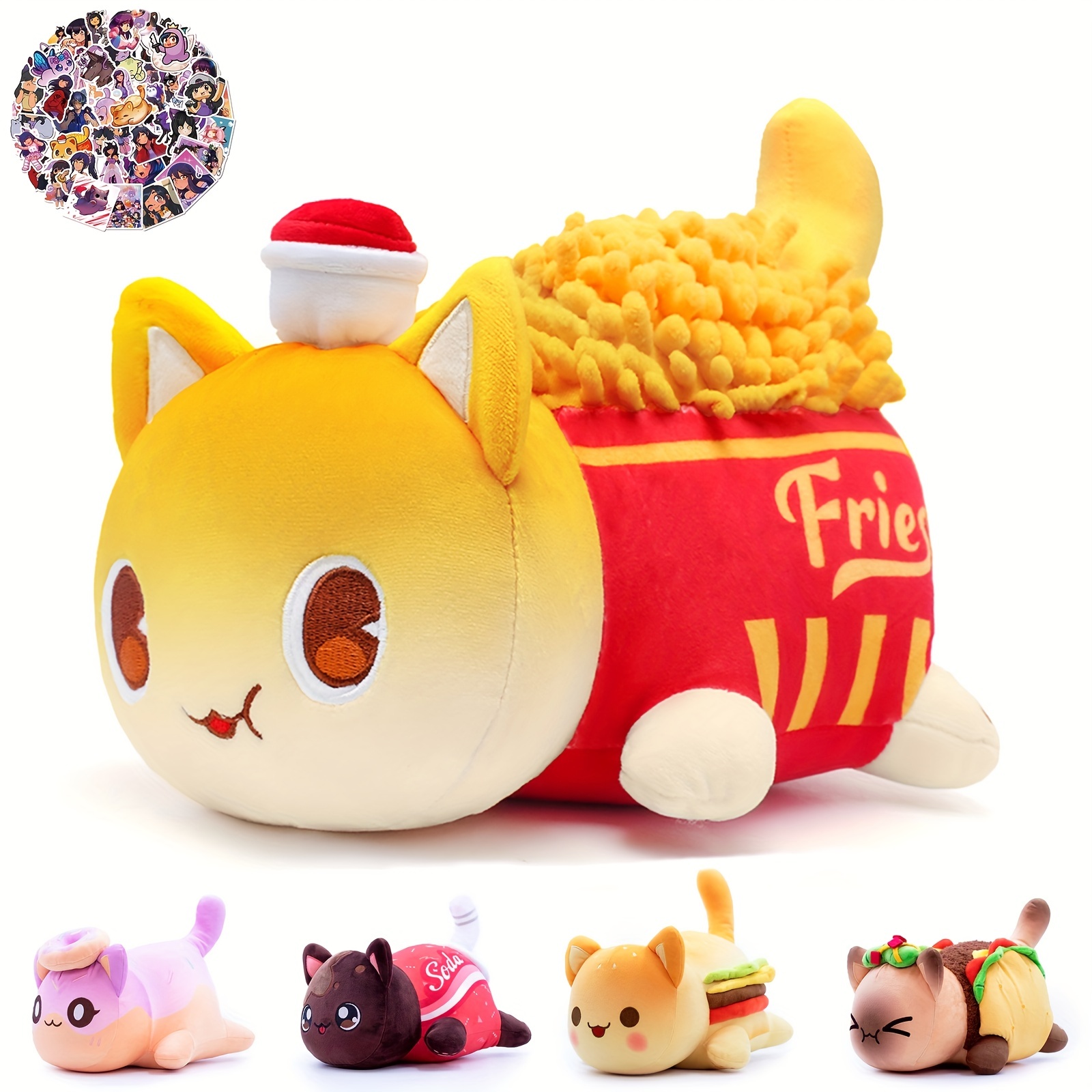 Aphmau Meows Cat Plush Toy Soft Meemeow Stuffed Donut Cat Plushes