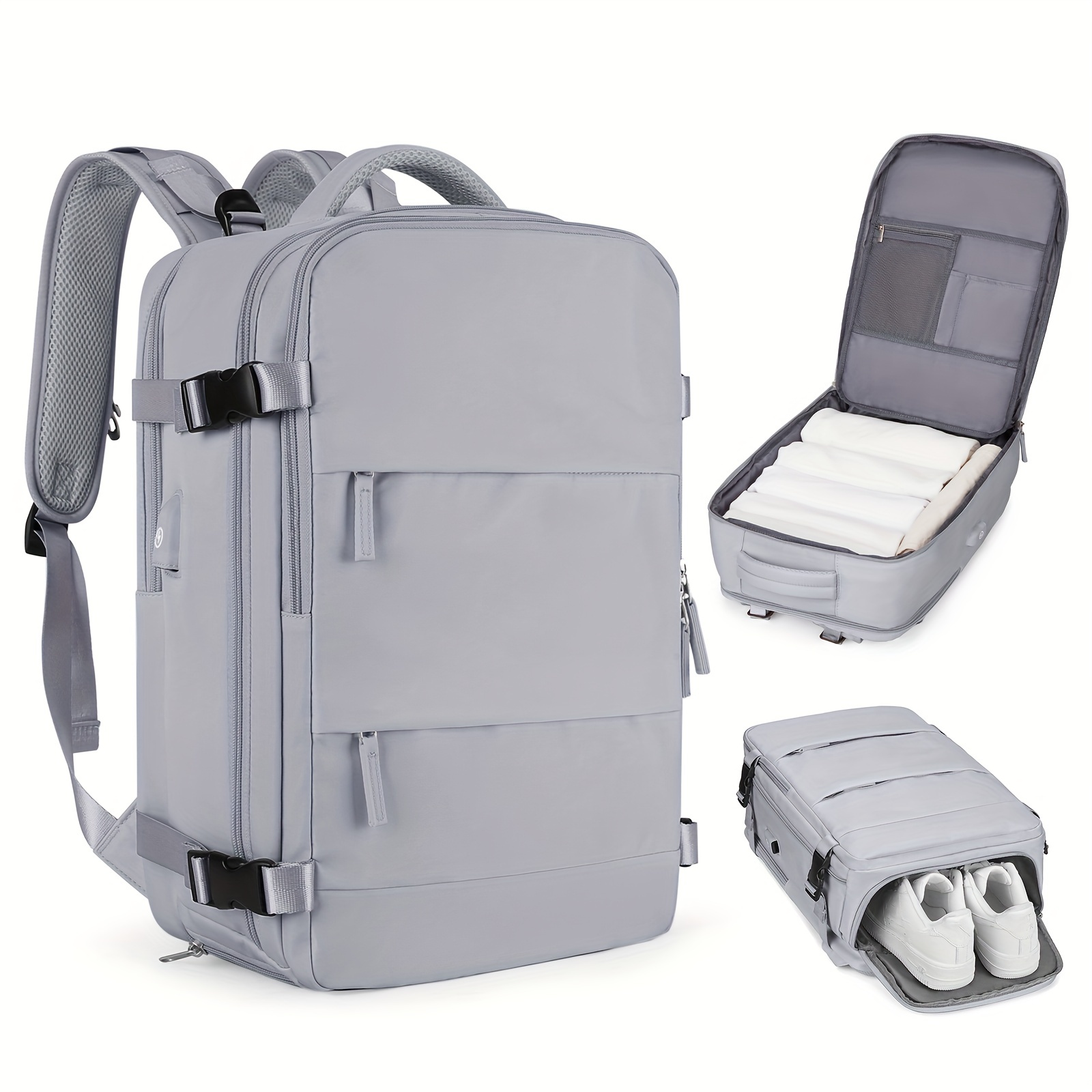 Large Travel Backpack Carry Backpack Hiking Laptop Backpack - Temu