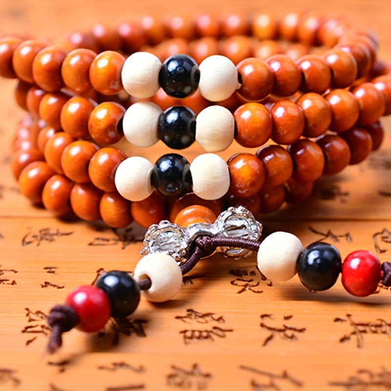 Mens Buddha Bracelet - Buddhist Jewelry - Tiger Eye Bracelet for Men