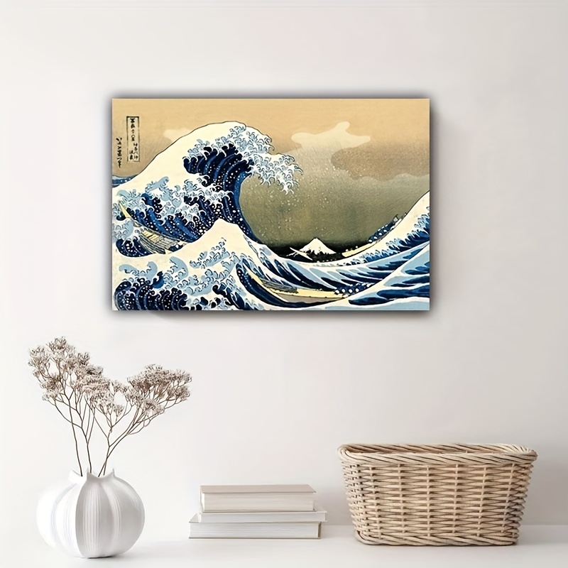 Great Wave of Kanagawa Ukiyoe Arte giapponese Quadri d'epoca