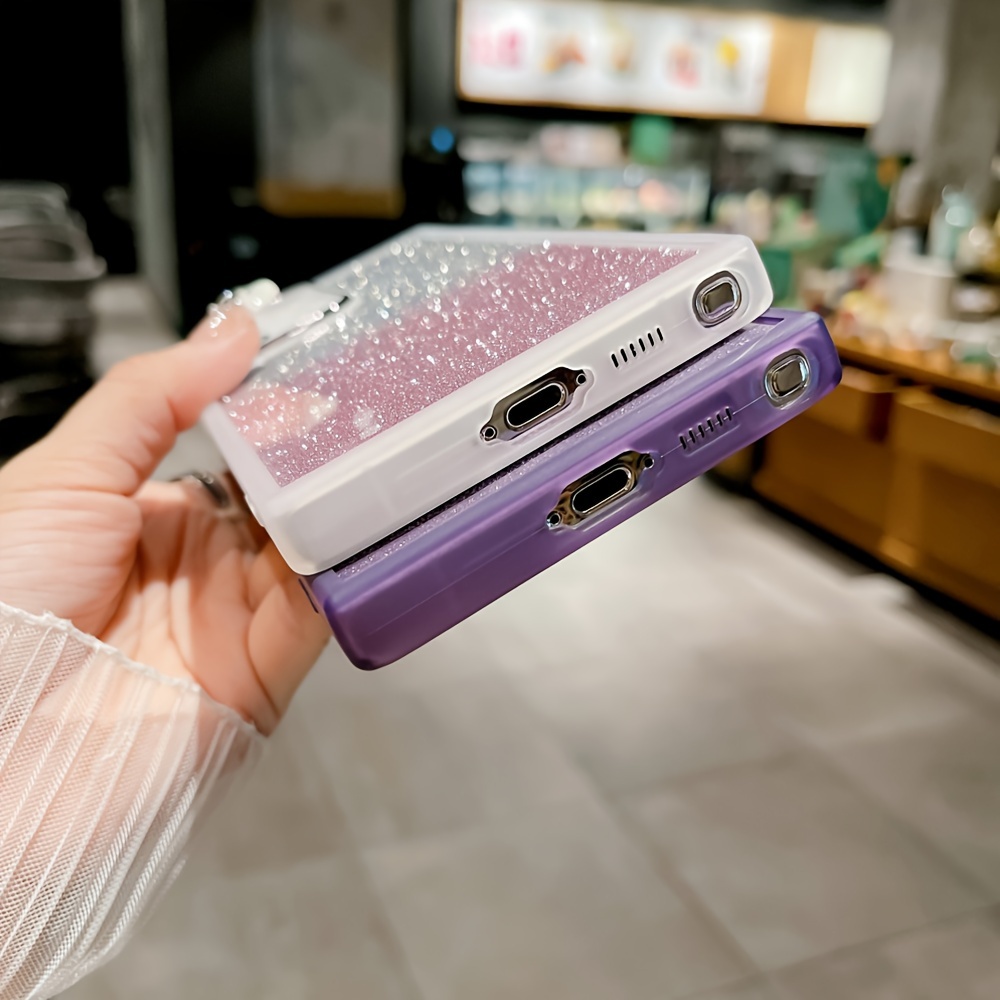 Luxury Gradient Glitter Phone Case Galaxy S24/s24 - Temu