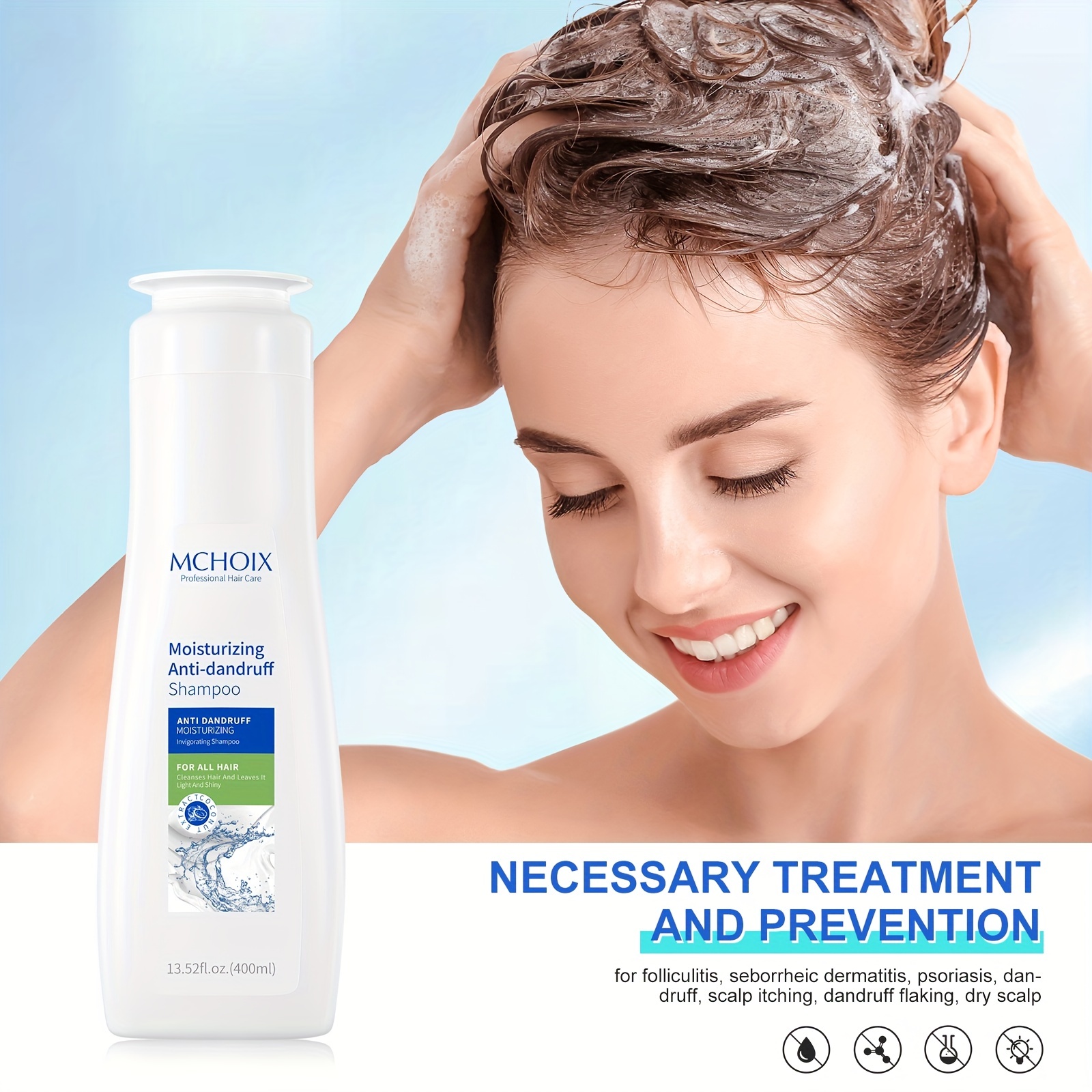400 Fragrance Hair Shampoo for Dandruff Removal