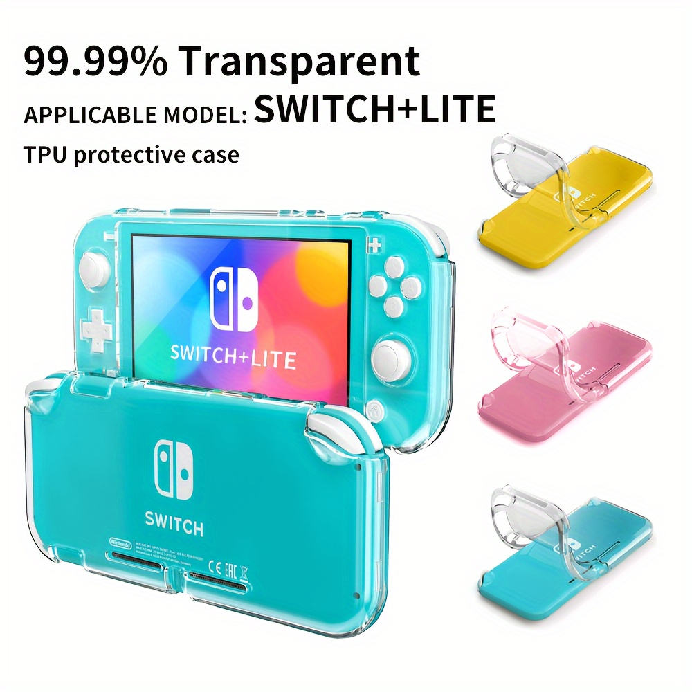 Per New Switch Lite Crystal Clear TPU Skin Cover Shell Grip - Temu  Switzerland