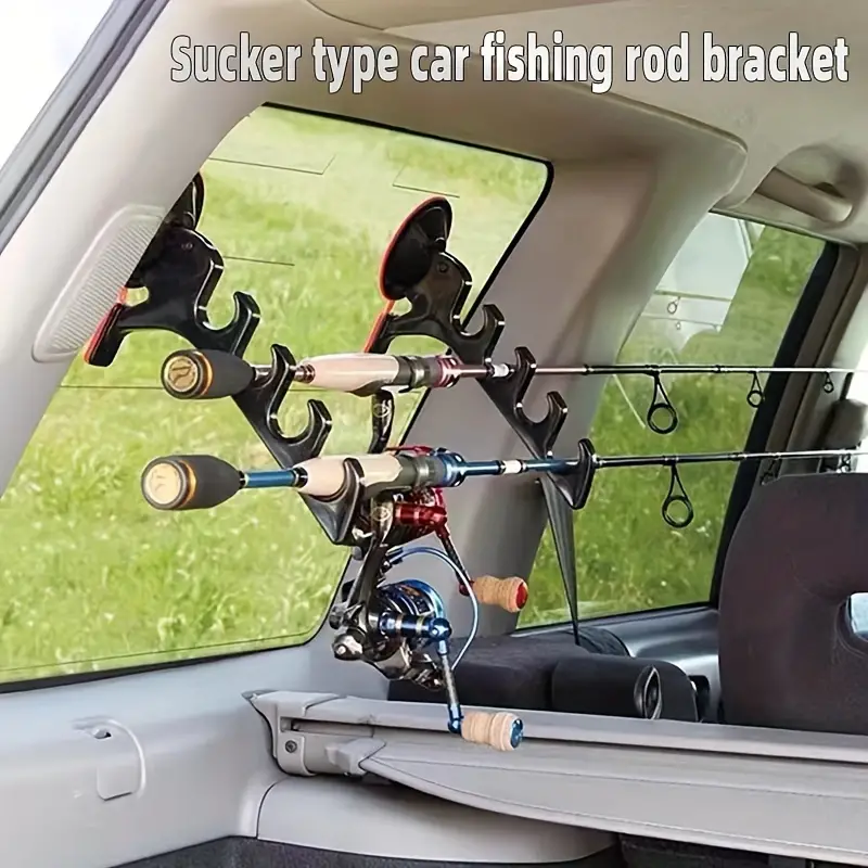 2pcs Car Fishing Rod Holder, Fishing Rod Hanging Rack, Multifunctional  Fishing Equipment