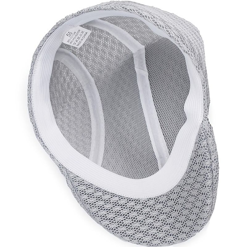 1pc men women breathable mesh summer hat adjustable newsboy beret ivy cap cabbie flat cap